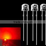 White Red Yellow Green Blue 5mm Straw Hat Led LED Diode for Led Bulb