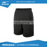 ERKE wholesale brand palin color lightweight 100%polyester mens sports shorts