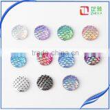 Wholesale Flat Back 12mm ab Color Resin Scale Rhinestone Earrings Accessories