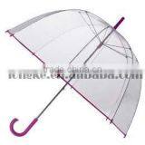 Dome PVC Transparent Umbrella