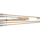 Archery Hunting Wood Arrows With 5 Inch White Turkey Feather Archery Arrows With Target Tip thumbnail-4
