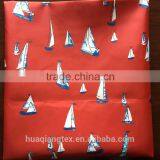 Sailboat Print Imitation Memory Fabric for Jacket Cotton-padded Jacket thumbnail-3
