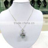 Bridal Necklace/dinner Necklace/cubic Zircon Jewelry/fashion Pendant thumbnail-1