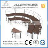 Aluminum Alloy 6061-T6 Custom Sizes Choral Riser With Wheels thumbnail-1