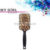 m MY GIRL Top Quality Magic Hair Brush Zebra Type Bling Crystal Resin Hair Brush Beautiful Star Hair Straightener Comb thumbnail-3