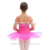 Hot Pink Camisole Girls Spandex Poyester Children Ballet Tutu Dress thumbnail-3
