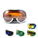 Dual Lens Snowboarding Glass Crowbar Snow Goggles Yellow Lens thumbnail-4