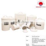 Food Storage Metal Container Set of 8