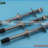 HDG Voltage Forged Steel Pins 1'' or 1 3/8'' Nylon Thread Cross Arm Pins thumbnail-1