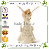 chinese factory custom made handmade carved hot new product resin angel ornaments