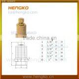 MS Sintered Brass Bronze Flow Control Silencer thumbnail-3