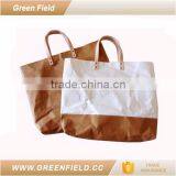 Washable Kraft Paper Tote Bag Shopping Bag 2017 thumbnail-1