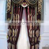 New Style Jacquard Fabric Ready Made Curtain/Decorated Living Room Curtain With European Style Valances thumbnail-1