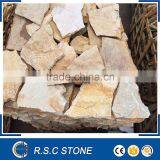 Natural Yellow Color Crazy Slate for Exterior Wall Panel thumbnail-1