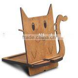 Cute Phone Accessory, Cat Phone Stand, Wooden Cell Phone Stand thumbnail-3