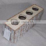 2016 Cheap Natural Color Wooden Candle Holder for 4 Candles thumbnail-1