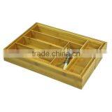 Store More Bamboo Multi Compartment Bamboo Organizer Tray thumbnail-5