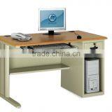 Steel Wood Executive Office Workstation L-shape Office Desk Tables thumbnail-4