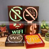 Creative Small Size Bar Decor LED Light Box Wall Sign