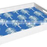 High Quality Best Selling Acrylic Lacquered Serving Rectangle Tray From Vietnam thumbnail-1