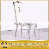 French Script Black Fabric Dining Chair for Banquet thumbnail-5