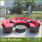 Outdoor Furniture Fabric Outdoor Half Round Sofa Set thumbnail-5