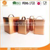 SET0653 Set of 5 Hot Sale Europe Golden Printing Kitchen Bread Tea Coffee Sugar Biscuits Storage Set thumbnail-5