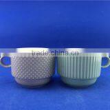 Hot Selling Colorful Stackable Coffee Mugs With Rack thumbnail-5