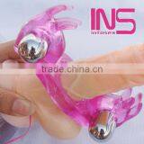 180 Degree Positive Rotation Rabbit/Vibrating Cock Rings for Men thumbnail-1