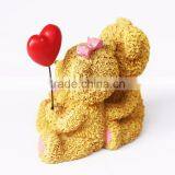 Custom Small Resin Couple Teddy Bear Figurines thumbnail-3