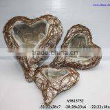 Heart Shaped Basket for Floral thumbnail-1