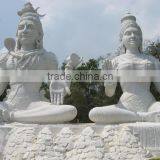 Outdoor Decoration Hand Carved Marble Stone Large Shiva Statue