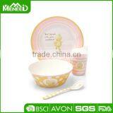 Children Safety Melamine Meal Sets, Chicken Baby Made in China Dinner Set thumbnail-1