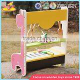 Wholesale Preschool Kids Play Barbecue Wooden Toy Bbq Set New Design Girls Wooden Toy Bbq Set W10C302 thumbnail-5