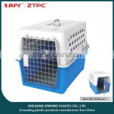 Outdoor airline approved plastic pet carrier
