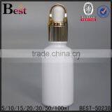 Best Sellers Basket Dropper Glass Bottle Different Size Essential Oil White Glass Dropper Bottle Cost Price Wholesale thumbnail-1