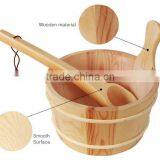 Durable Wooden Sauna Scoop & Bucket Made in Factory thumbnail-4