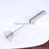 Stainless Steel Butterfly Shaped Rotary Egg Whisk thumbnail-3