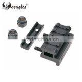D0028 21mm Picatinny Rail Weaver Huntng Accessories Gun Scope Mount Raiser Rail Weaver With 2 Stop Pins thumbnail-3