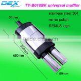 Racing Car Tuning Sport REMUS Logo Universal Muffler Tips thumbnail-2