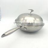 Thick Coating Stainless Steel Non-stick Fly Pan thumbnail-1