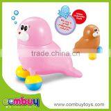 New Product Battery Operated Set Musical Cartoon Seal Toy thumbnail-1