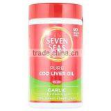 Seven Seas One A Day Pure Cod Liver Oil Plus Garlic 90 Capsules thumbnail-1