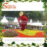 Supplier Aritificial Boxwood Topiary Sculpture Outdoor Decoration Artificial Topiary Ornament thumbnail-4