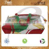 See Through PVC / PP Laminated Jute Bag With Pouch thumbnail-6
