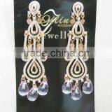Fashion Rhinestone Chandelier Earring/jewelry