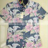 MENS PRINTED HAWAIIAN SHIRT V23 thumbnail-2