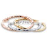 Three Tone Bangles, Gold Plated Bangle, Machine Cut Bangle, Fashionable Bangle, Jewelry Manufacturers thumbnail-2