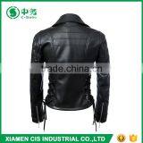 2017 New Fashion Women PU Leather Jacket for Sale thumbnail-2
