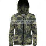 Womens Camo Zip up Hoodie Khaki Military Hoodie Desert Hoodie Dye Sublimation Hoodie Full Sublimation Print Hoodie Wholesale OEM thumbnail-4